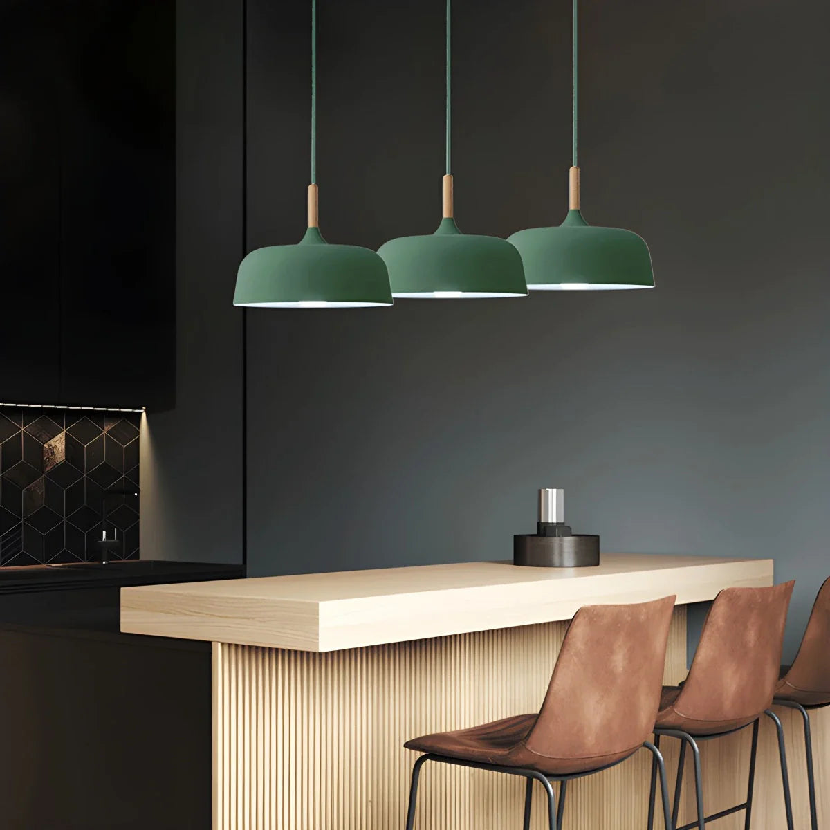 Feyran Modern Dome Macaron Pendant Light for Kitchen Island