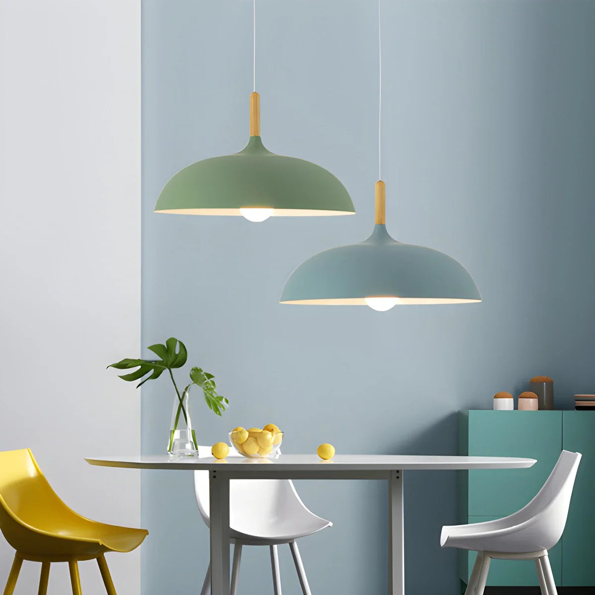 Feyran Modern Dome Macaron Pendant Light for Kitchen Island