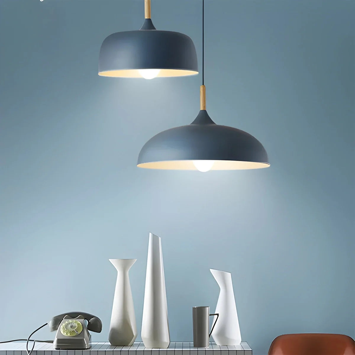 Feyran Modern Dome Macaron Pendant Light for Kitchen Island