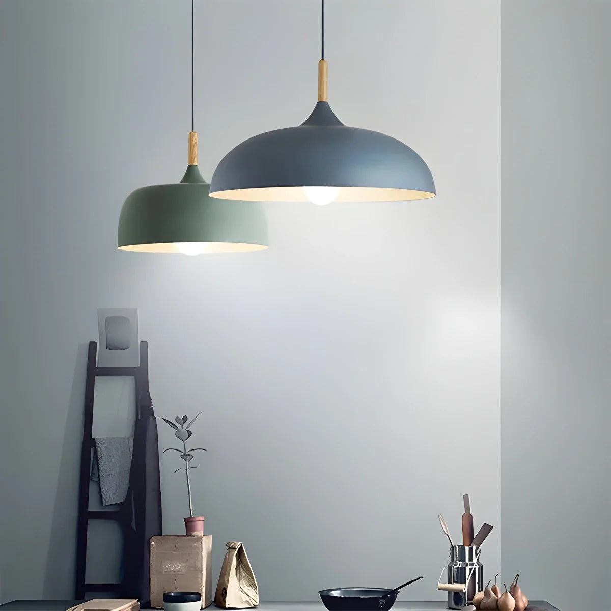 Feyran Modern Dome Macaron Pendant Light for Kitchen Island