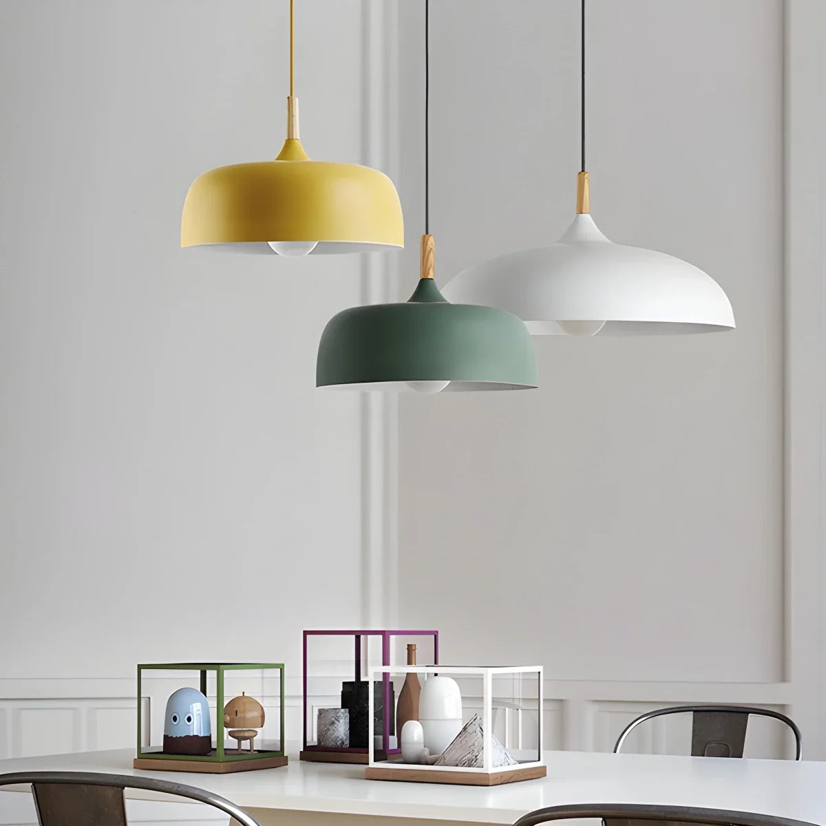 Feyran Modern Dome Macaron Pendant Light for Kitchen Island