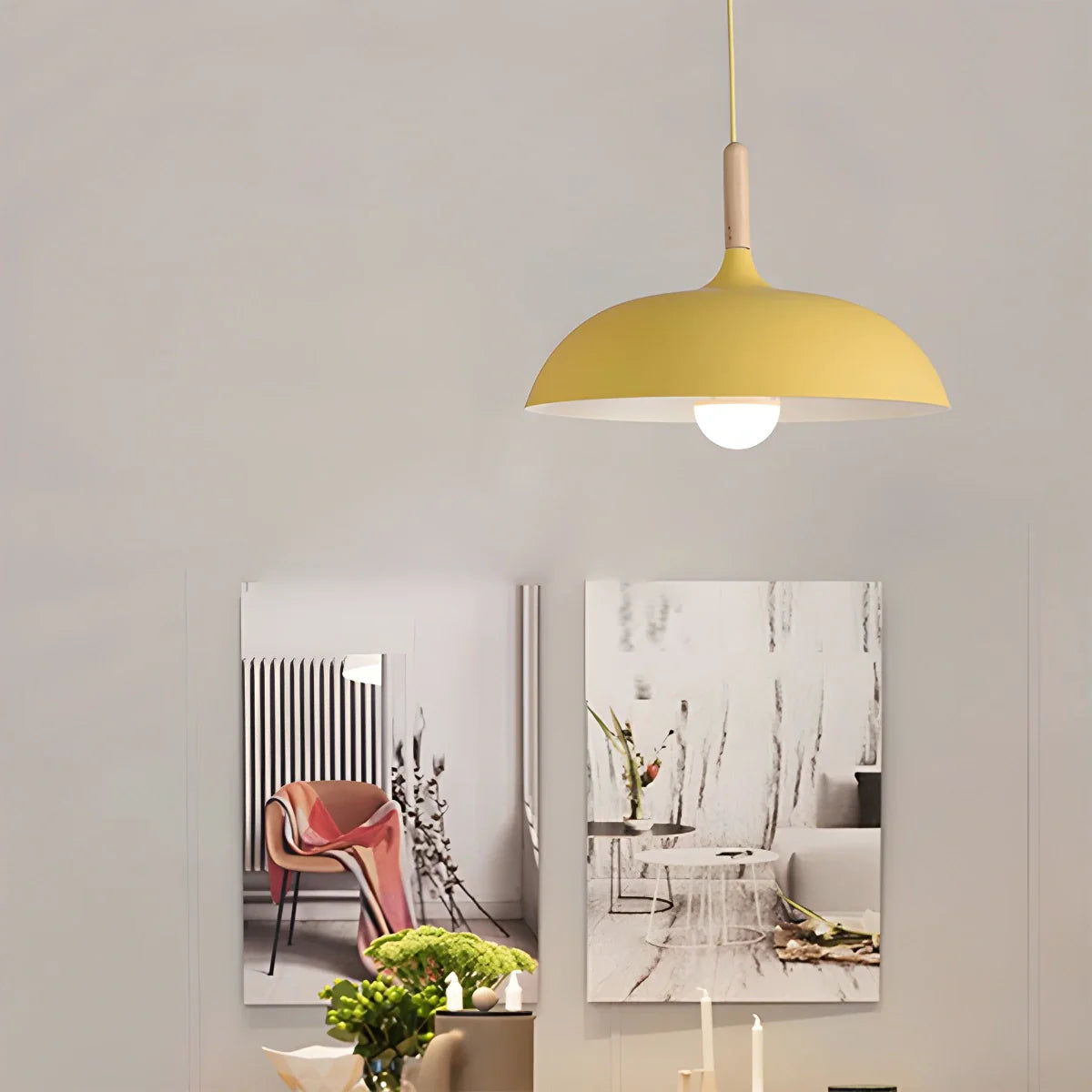 Feyran Modern Dome Macaron Pendant Light for Kitchen Island