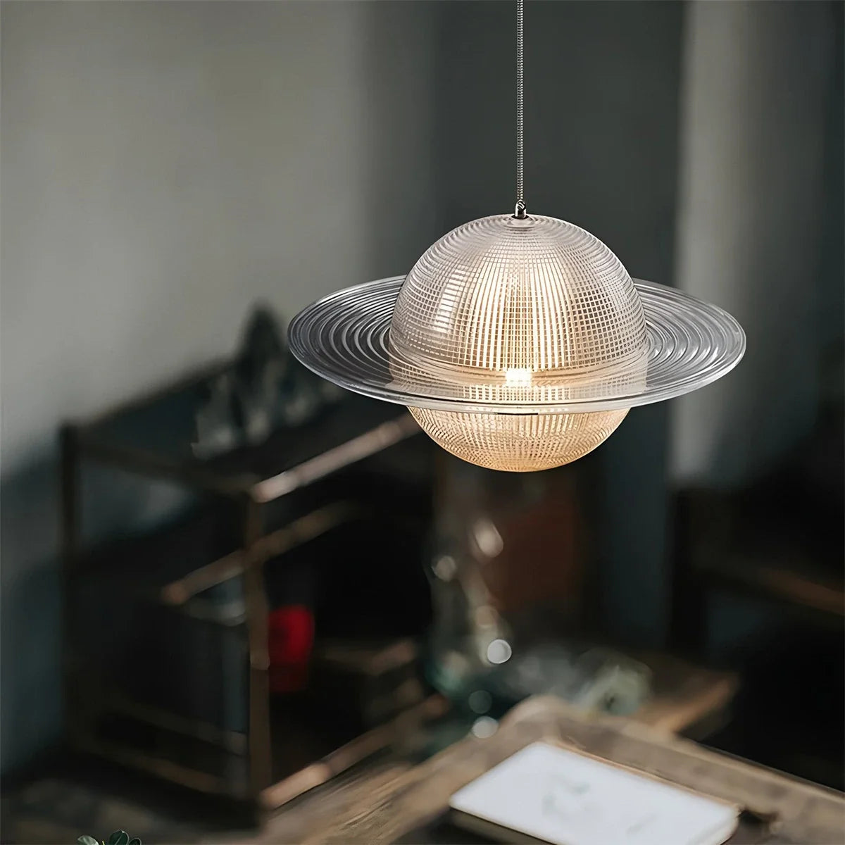 Feyran Modern Glass Planet Pendant Light