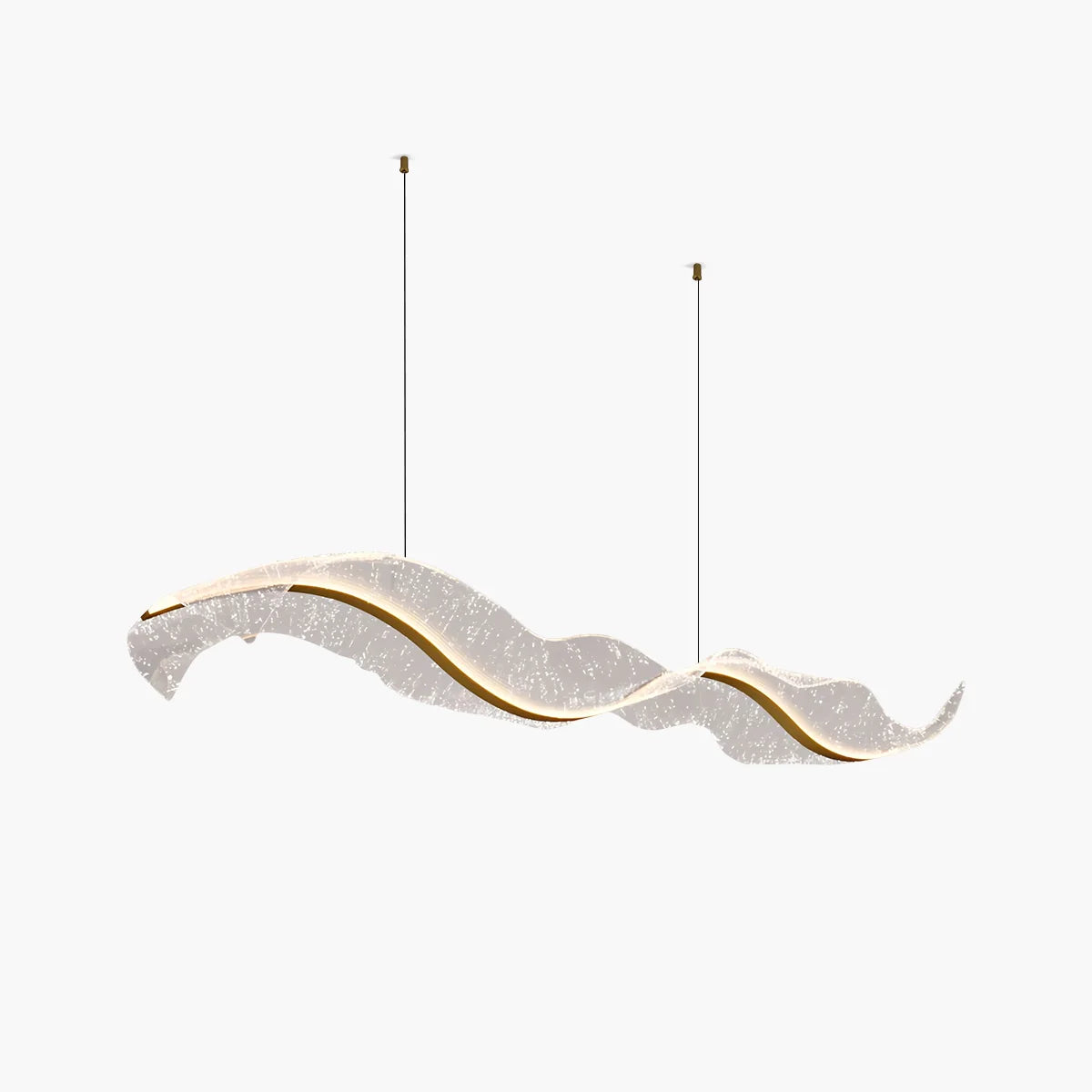 Feyran Modern LED Wave Acrylic Chandelier