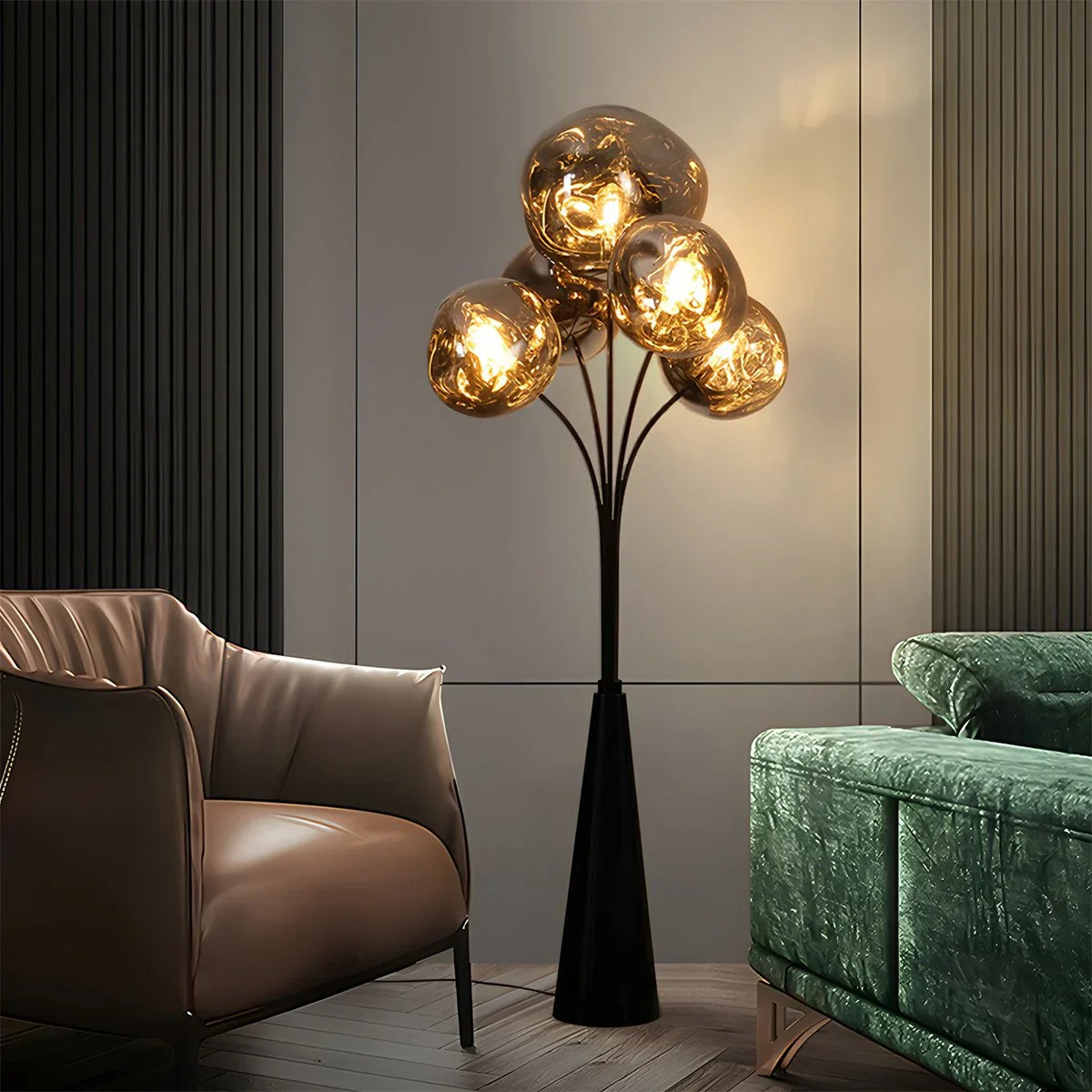 Feyran Modern Lava Multi-Head Floor Lamp