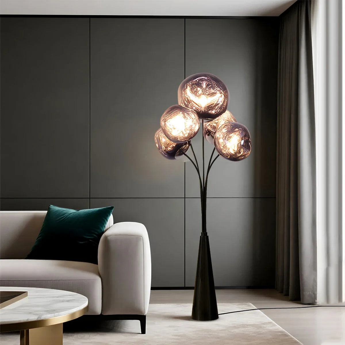 Feyran Modern Lava Multi-Head Floor Lamp