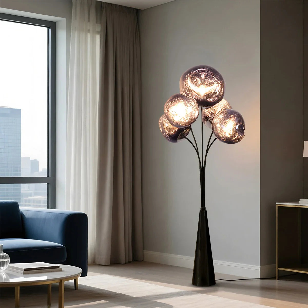 Feyran Modern Lava Multi-Head Floor Lamp