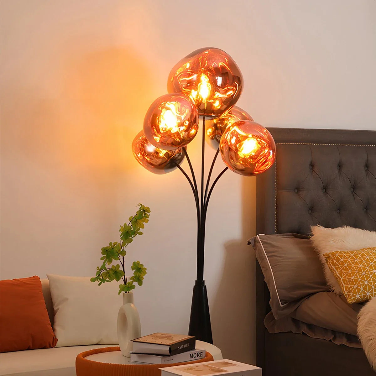 Feyran Modern Lava Multi-Head Floor Lamp