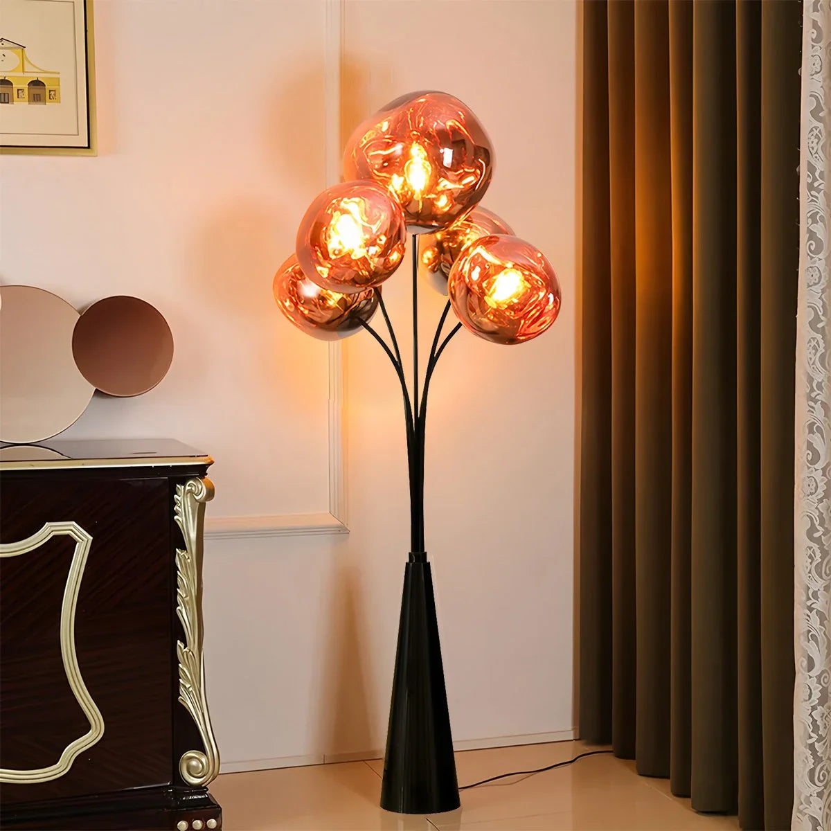 Feyran Modern Lava Multi-Head Floor Lamp