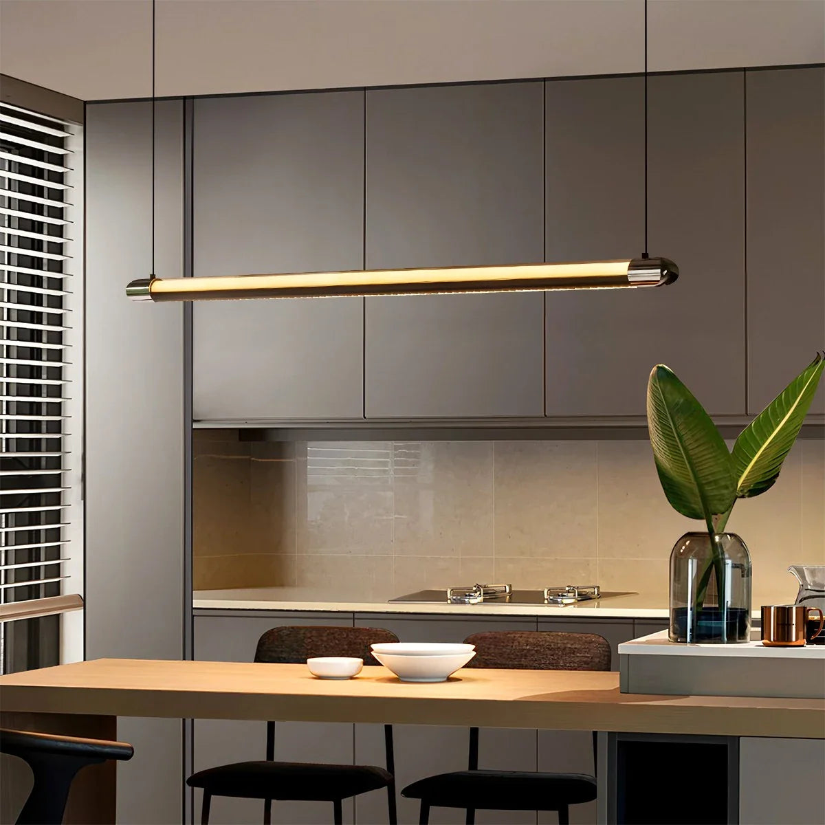 Feyran Modern Light Luxury Linear Pendant Light