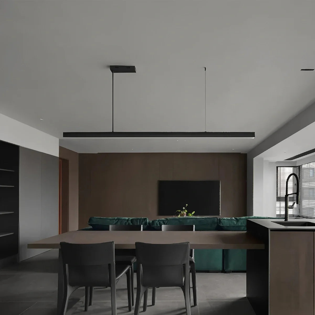 Feyran Modern Linear Pendant Light for Kitchen Island