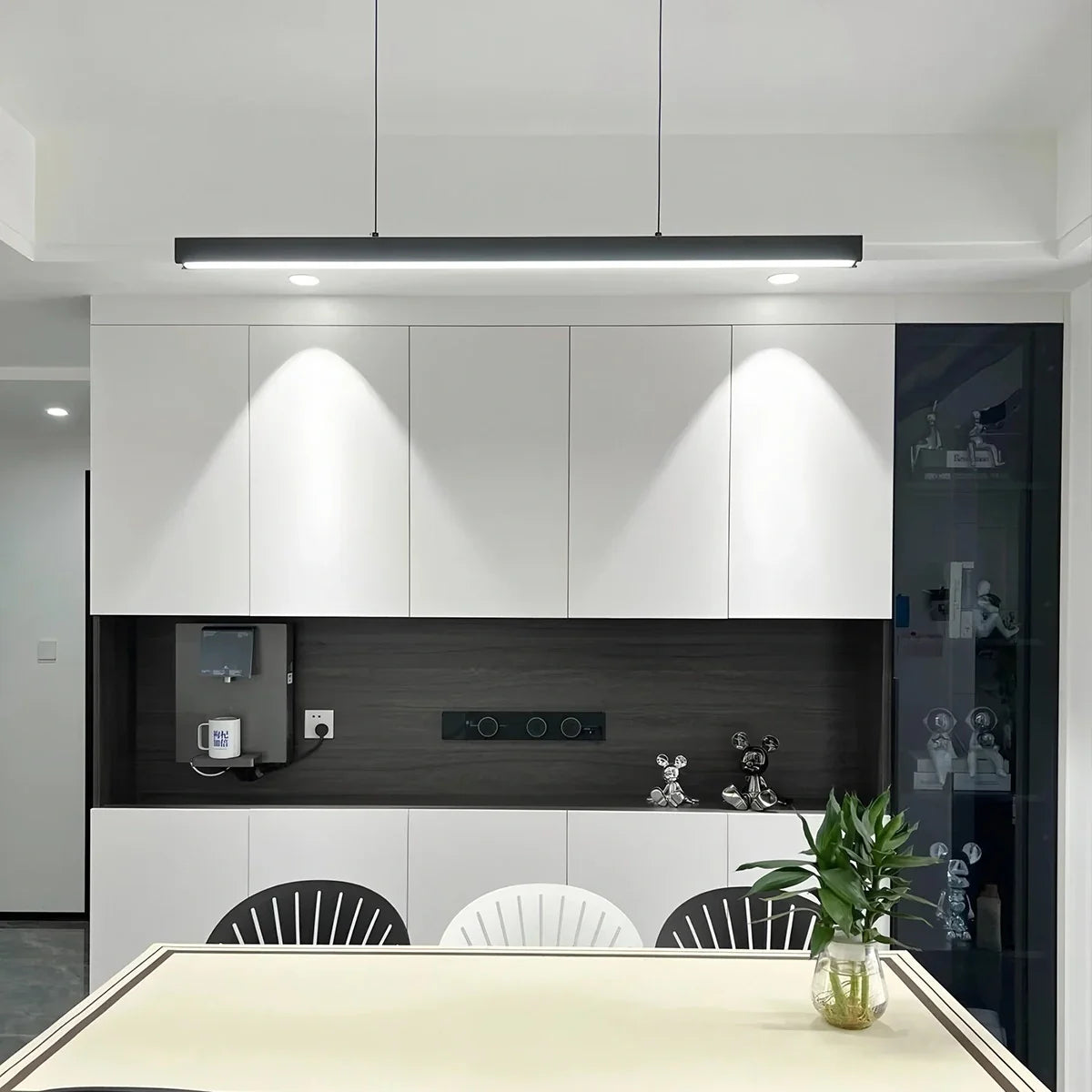 Feyran Modern Linear Pendant Light for Kitchen Island