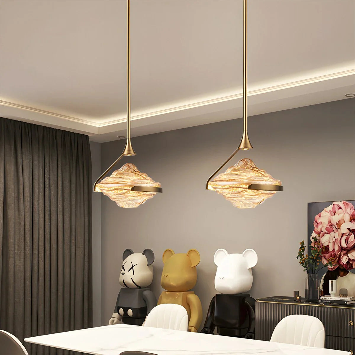 Feyran Modern Luxury Hill Glass Pendant Light
