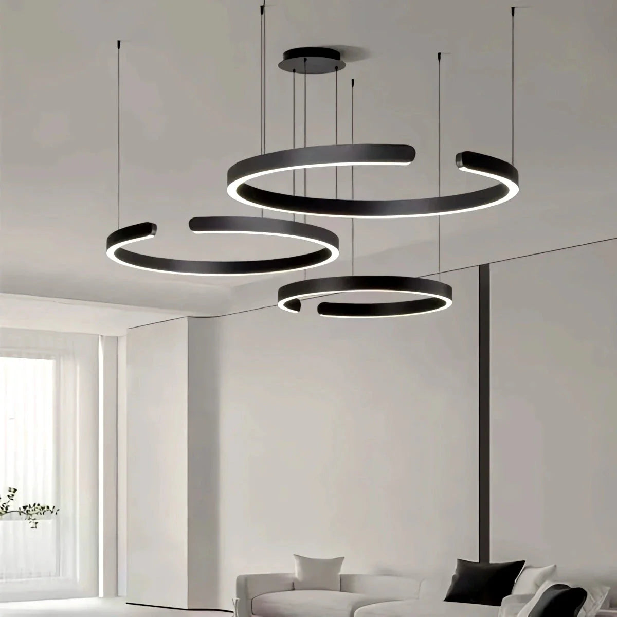 Feyran Modern Ring LED Chandelier for Living Room