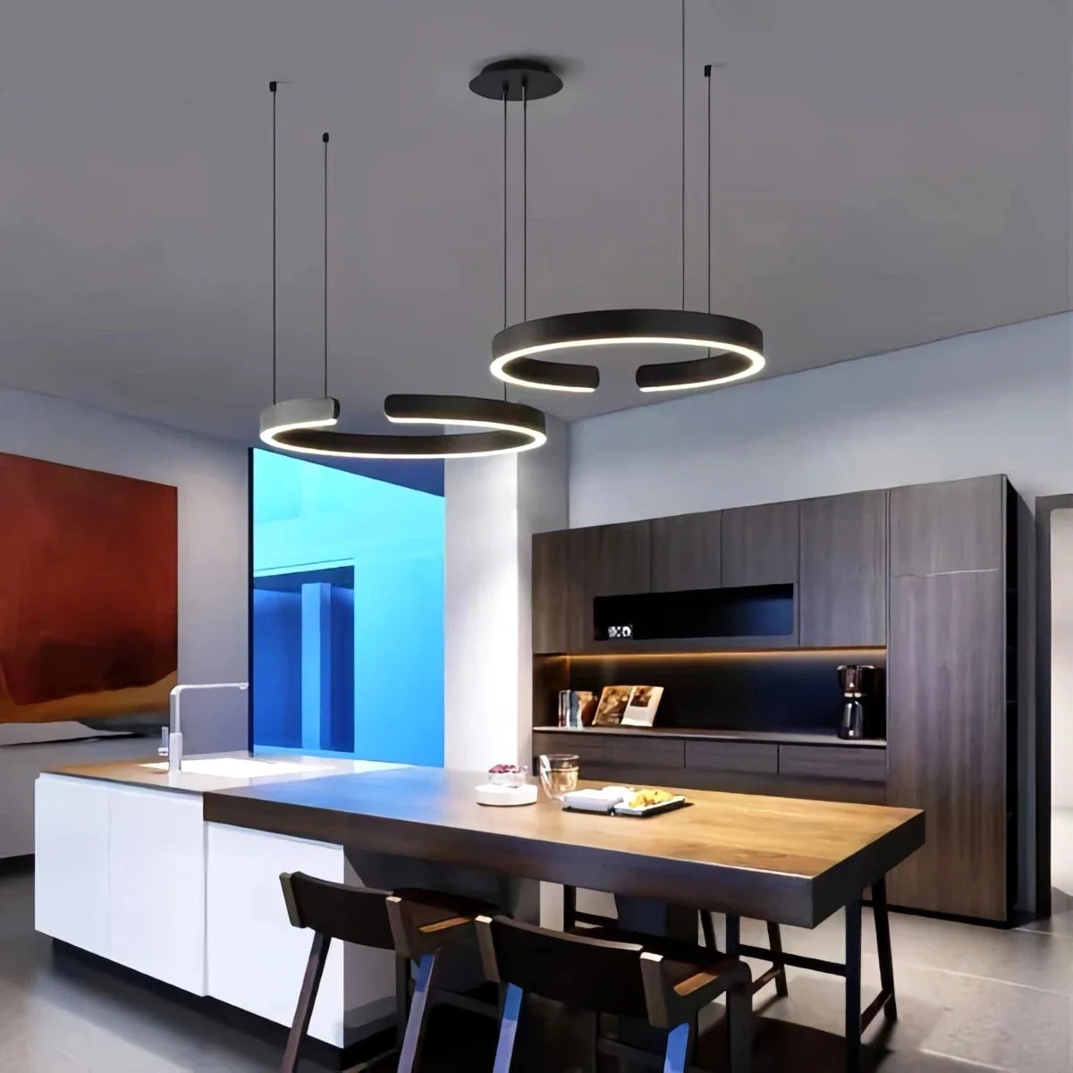 Feyran Modern Ring LED Chandelier for Living Room