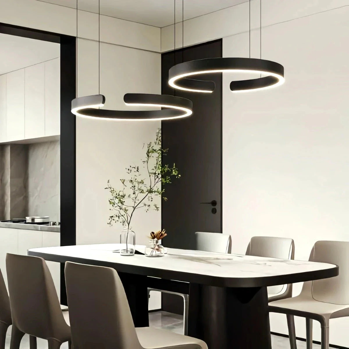 Feyran Modern Ring LED Chandelier for Living Room