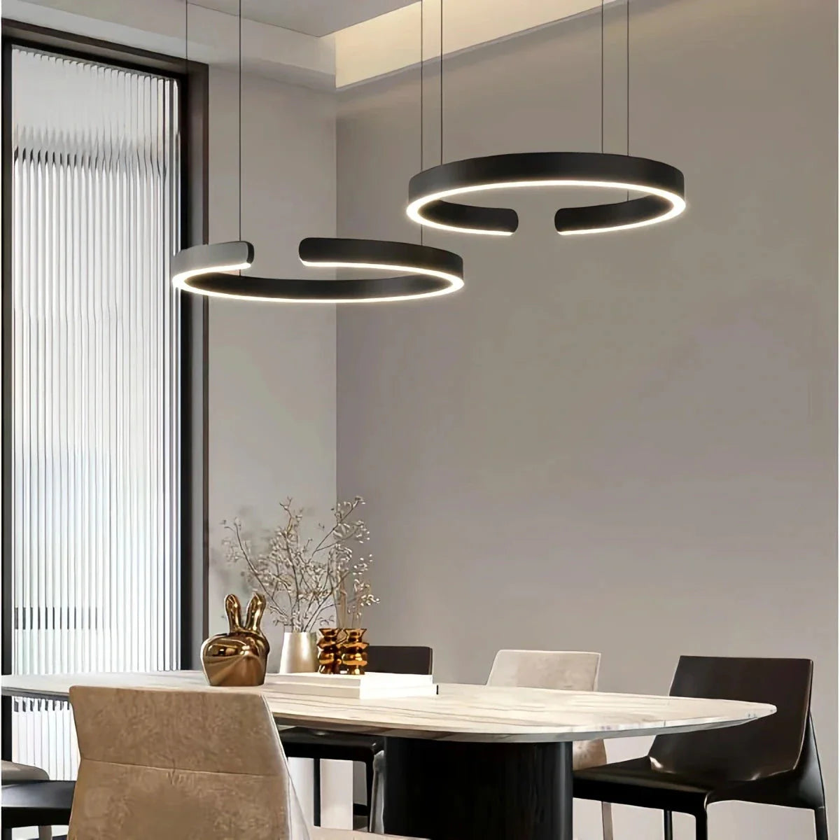 Feyran Modern Ring LED Chandelier for Living Room