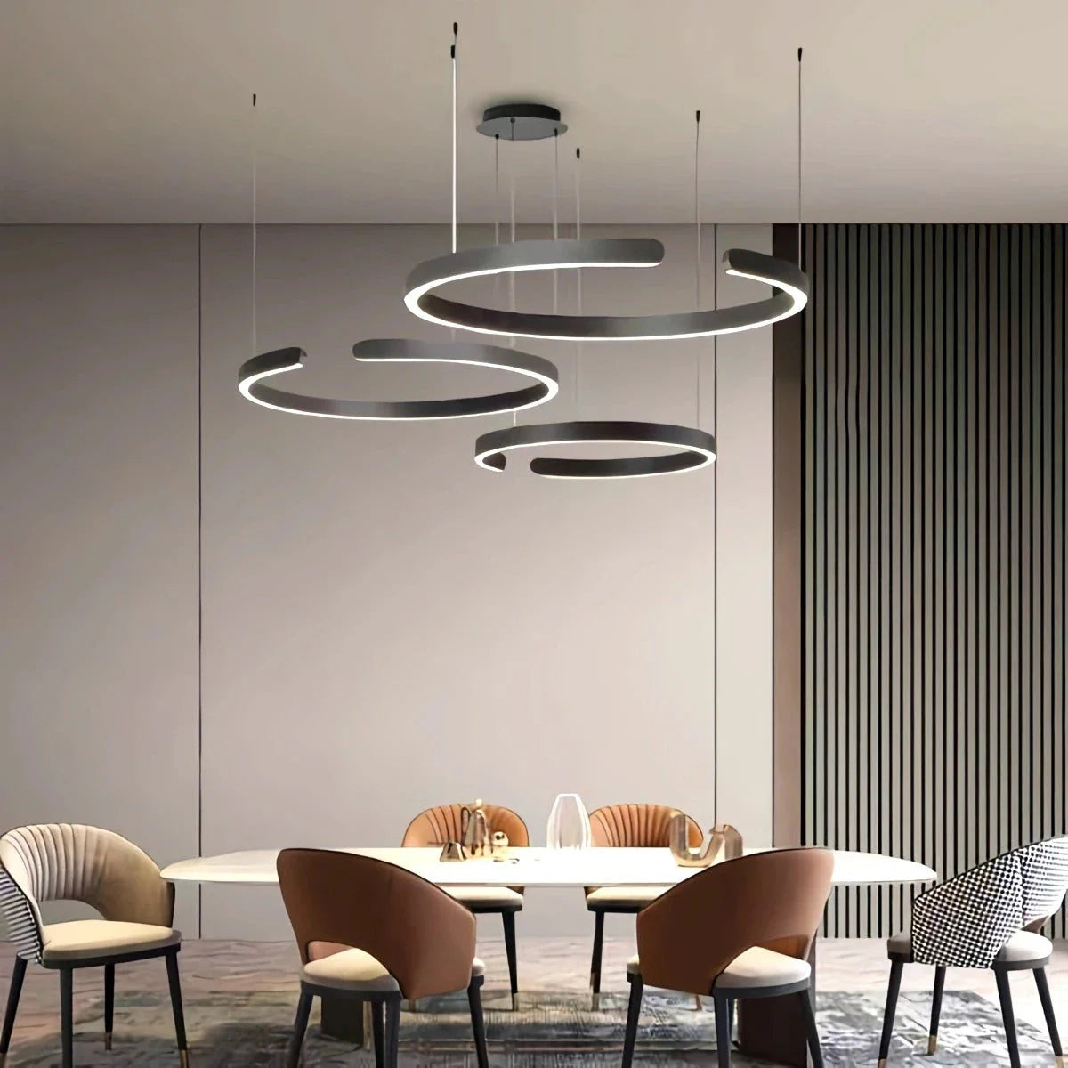 Feyran Modern Ring LED Chandelier for Living Room