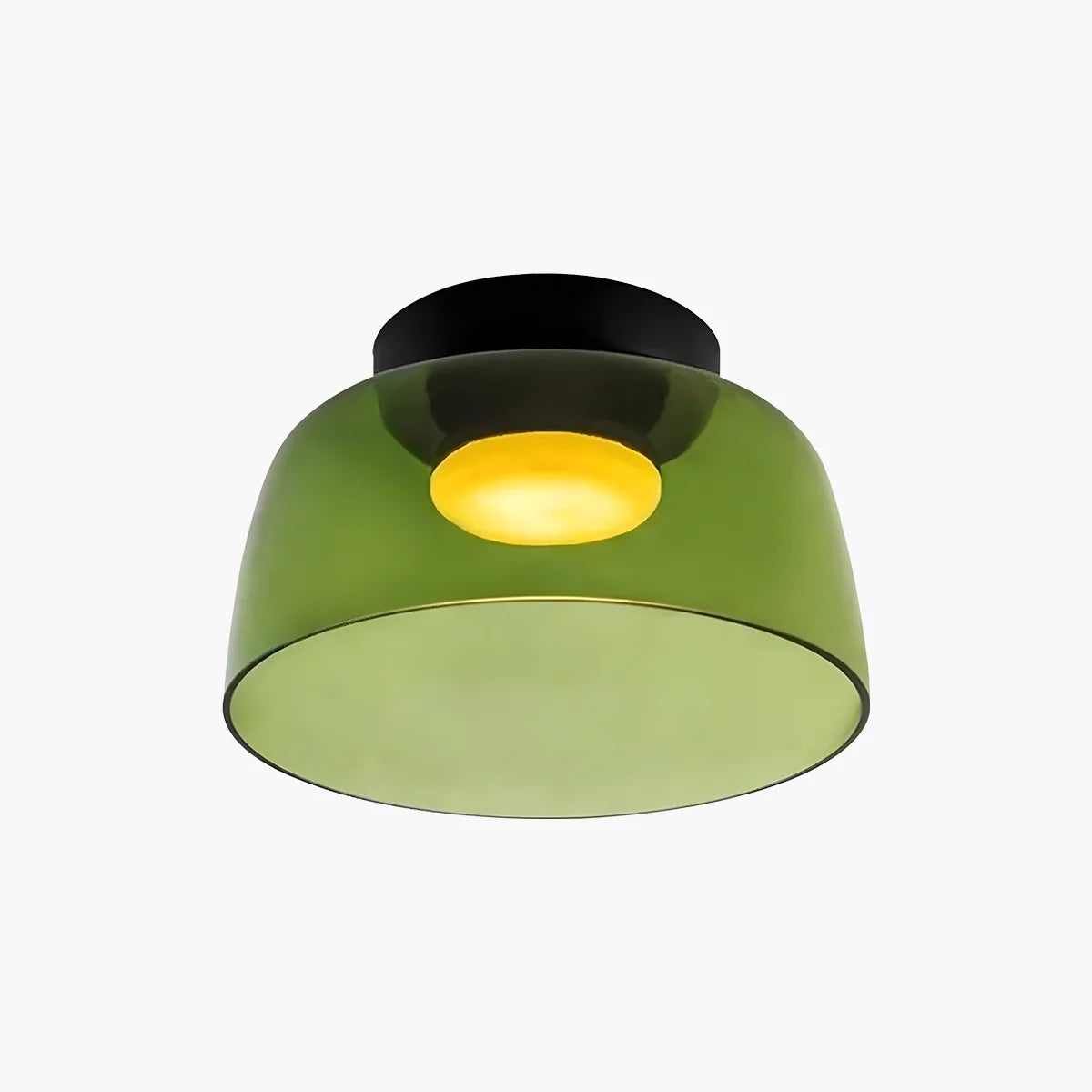 Feyran Colored Glass Ceiling Light for Bedroom