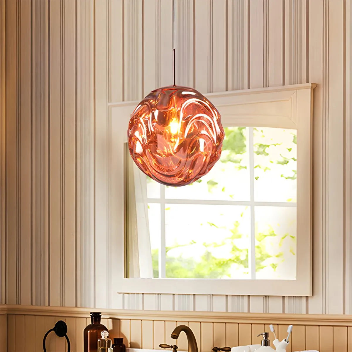 Feyran Modern Sphere Pendant Light for Kitchen Dining Room