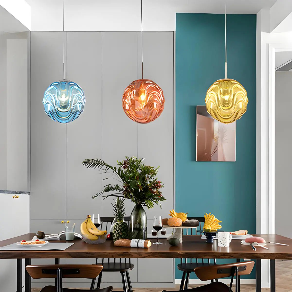 Feyran Modern Sphere Pendant Light for Kitchen Dining Room