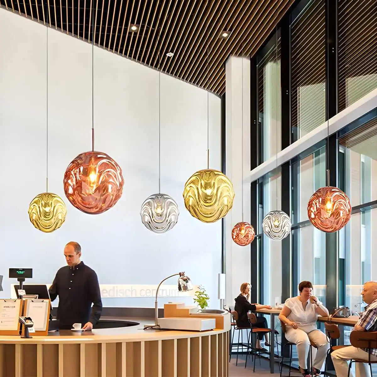 Feyran Modern Sphere Pendant Light for Kitchen Dining Room
