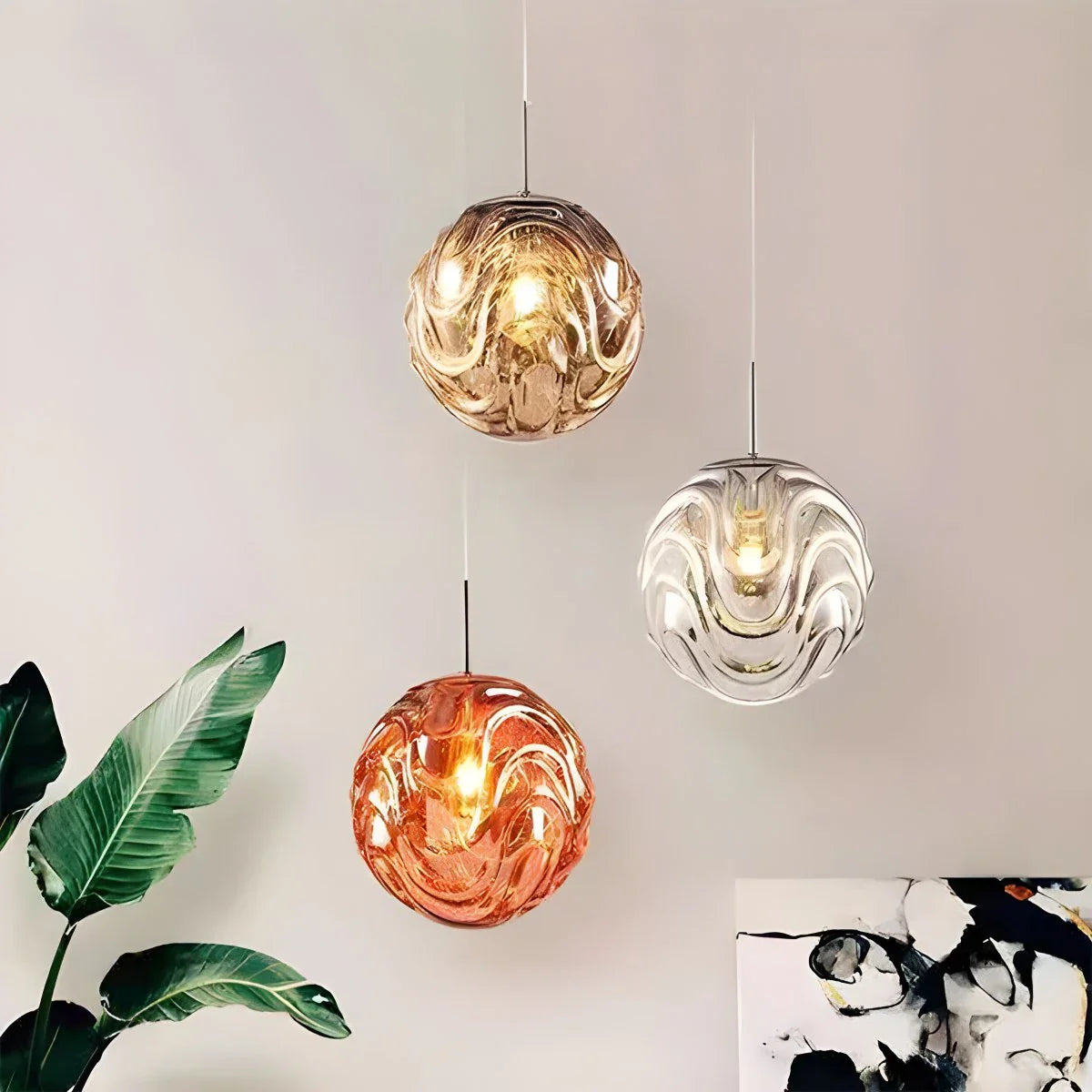 Feyran Modern Sphere Pendant Light for Kitchen Dining Room