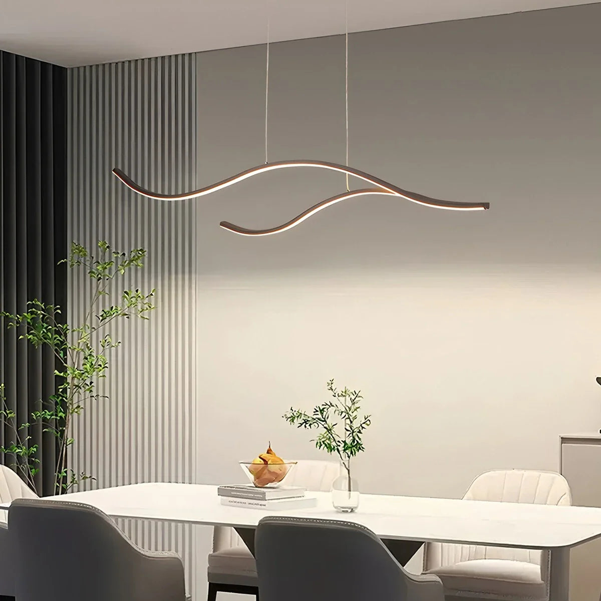 Feyran Modern Waves Hanging Pendant Light
