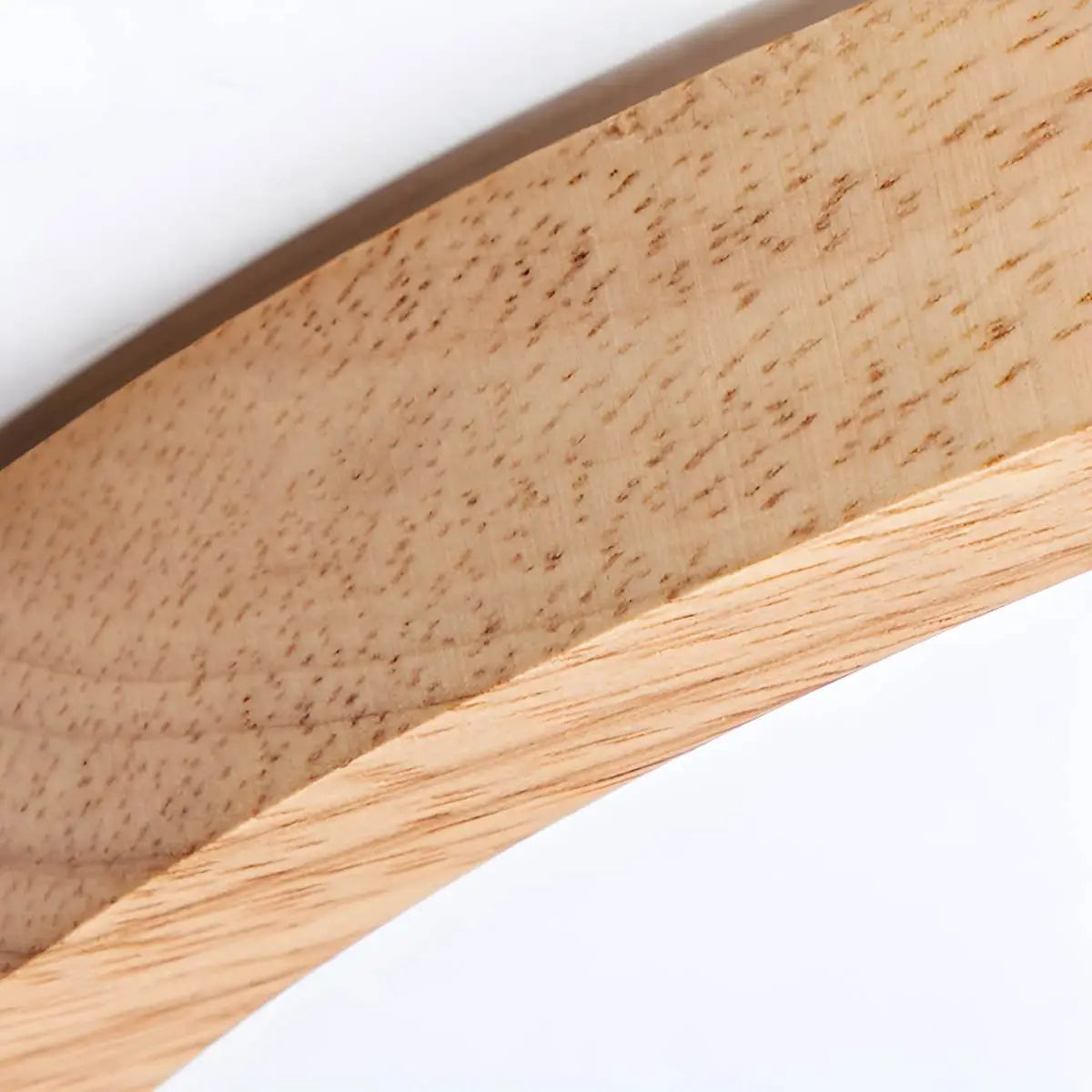Feyran Modern Wood Round Ceiling Light for Bedroom