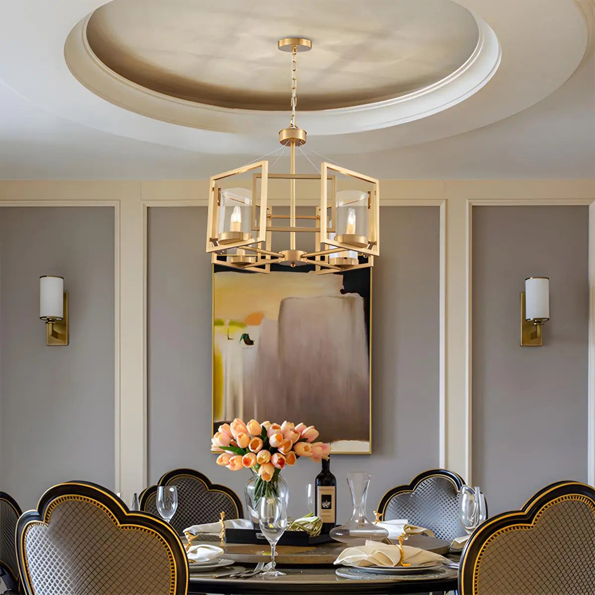 Feyran Modern Luxury All Copper Chandelier