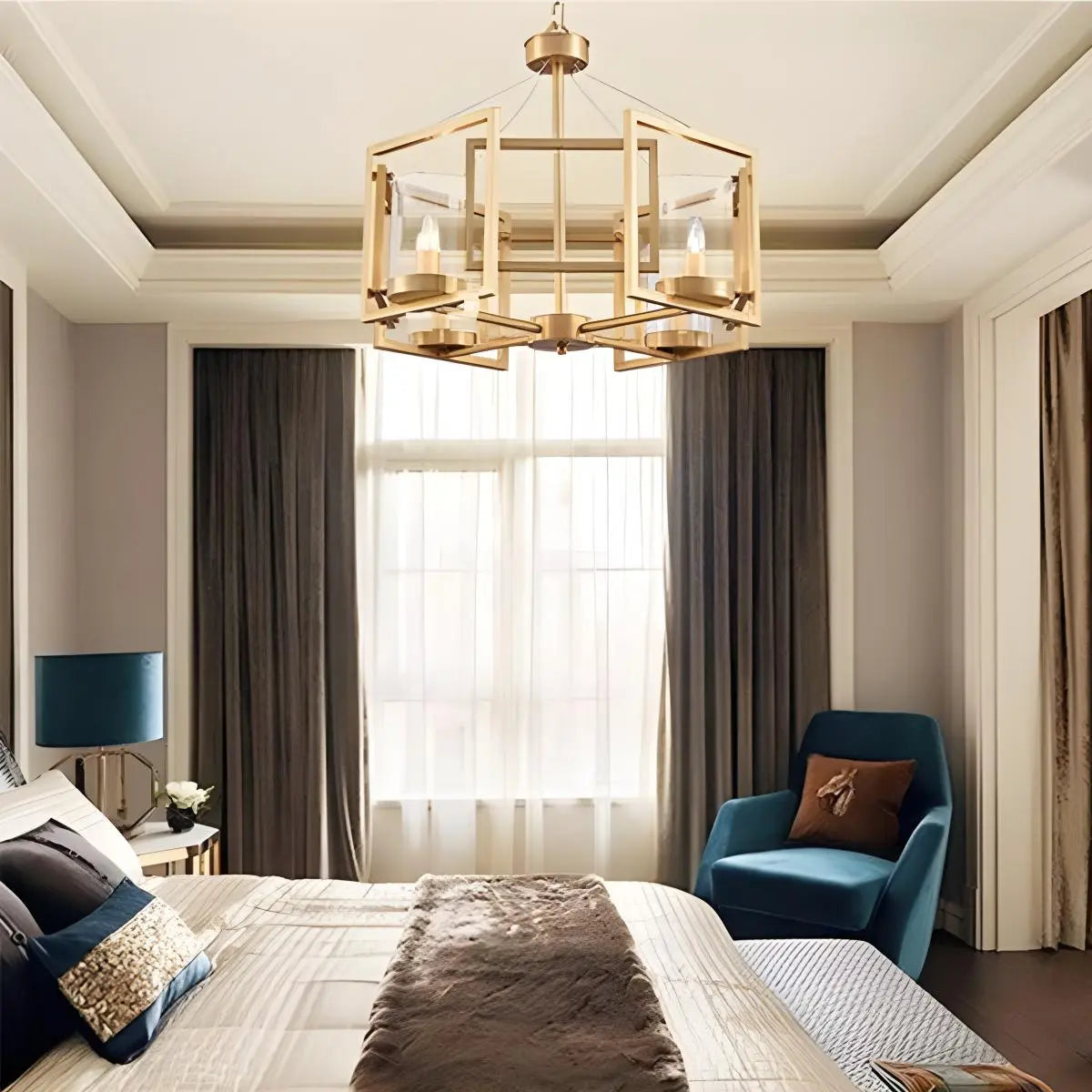 Feyran Modern Luxury All Copper Chandelier