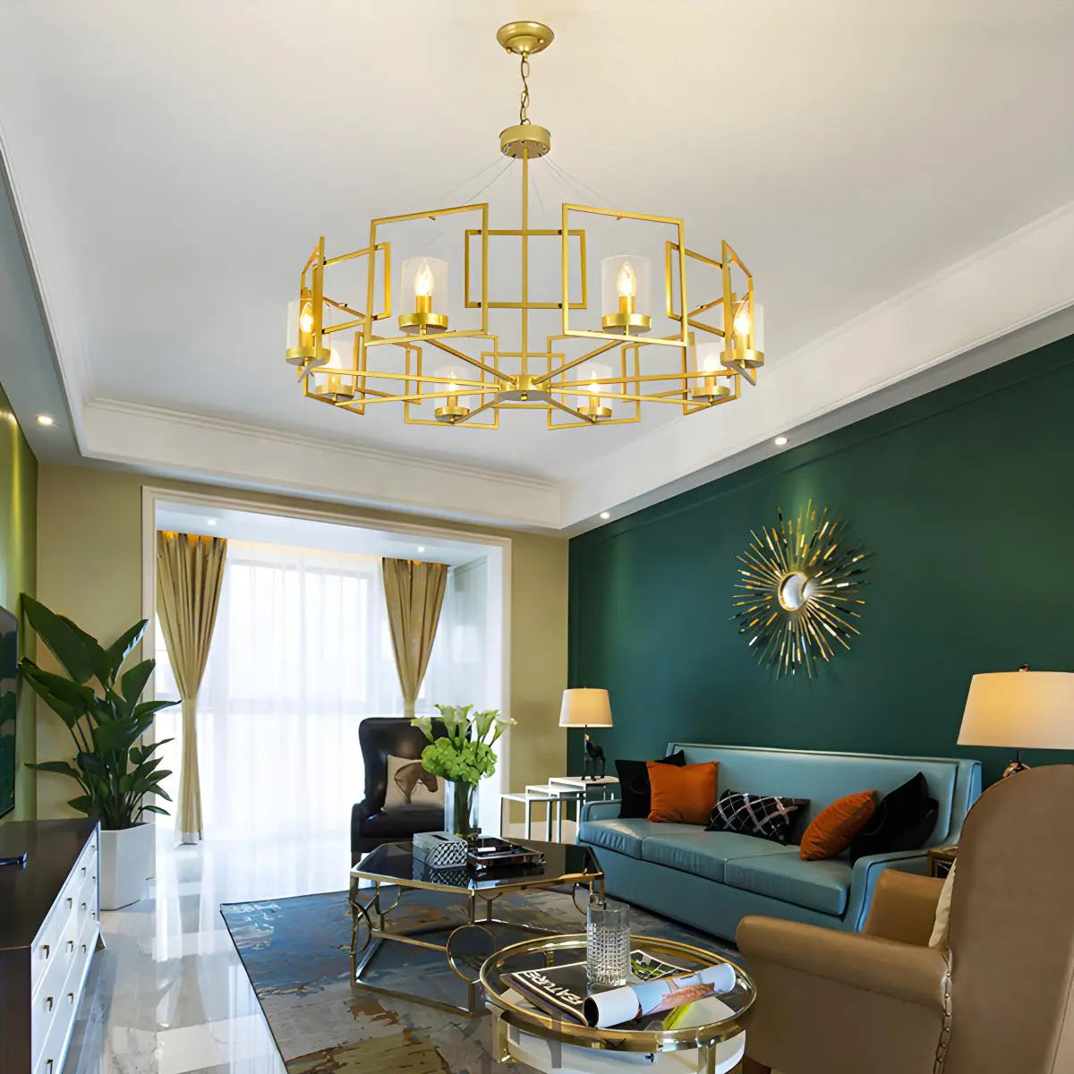 Feyran Modern Luxury All Copper Chandelier