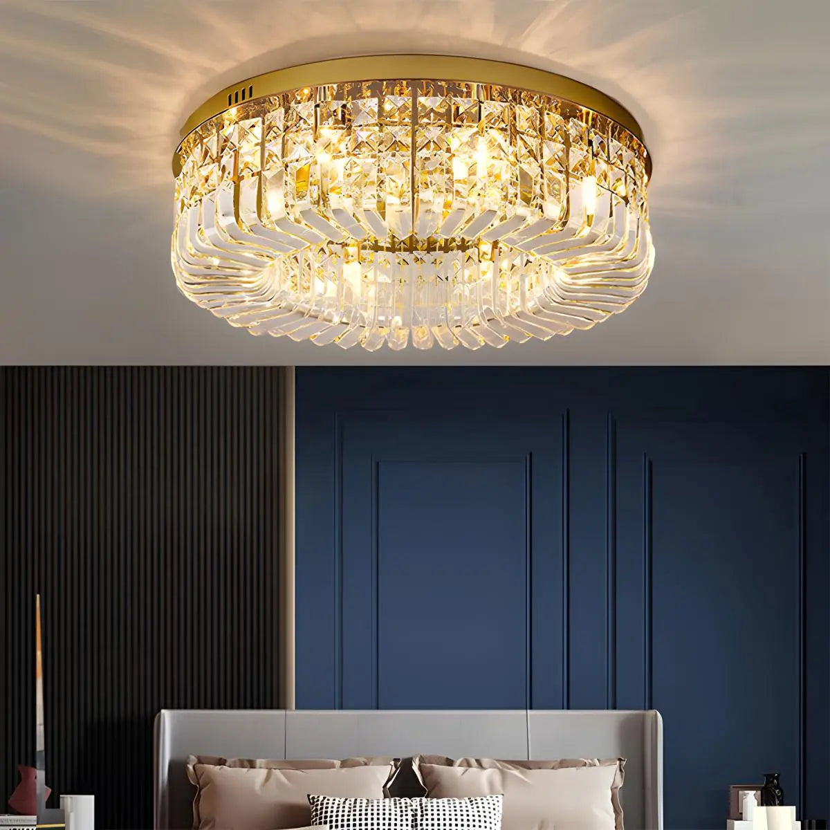 Feyran Modern Luxury Crystal Ceiling Light
