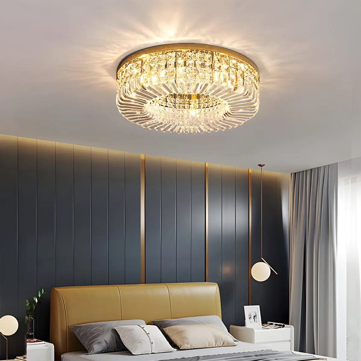 Feyran Modern Luxury Crystal Ceiling Light