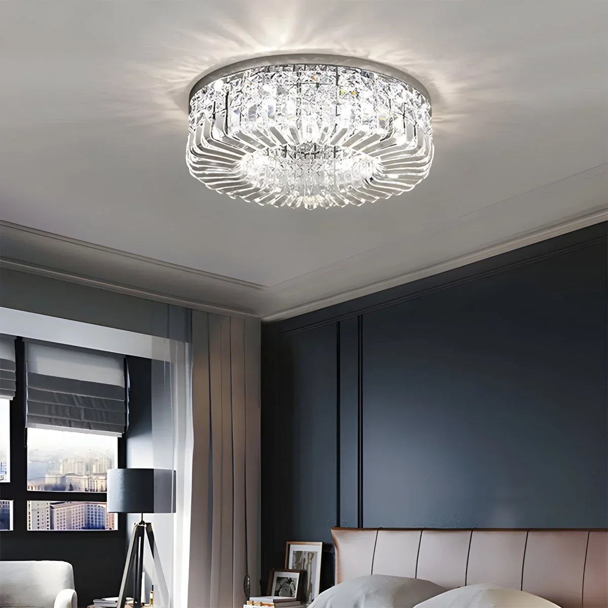 Feyran Modern Luxury Crystal Ceiling Light