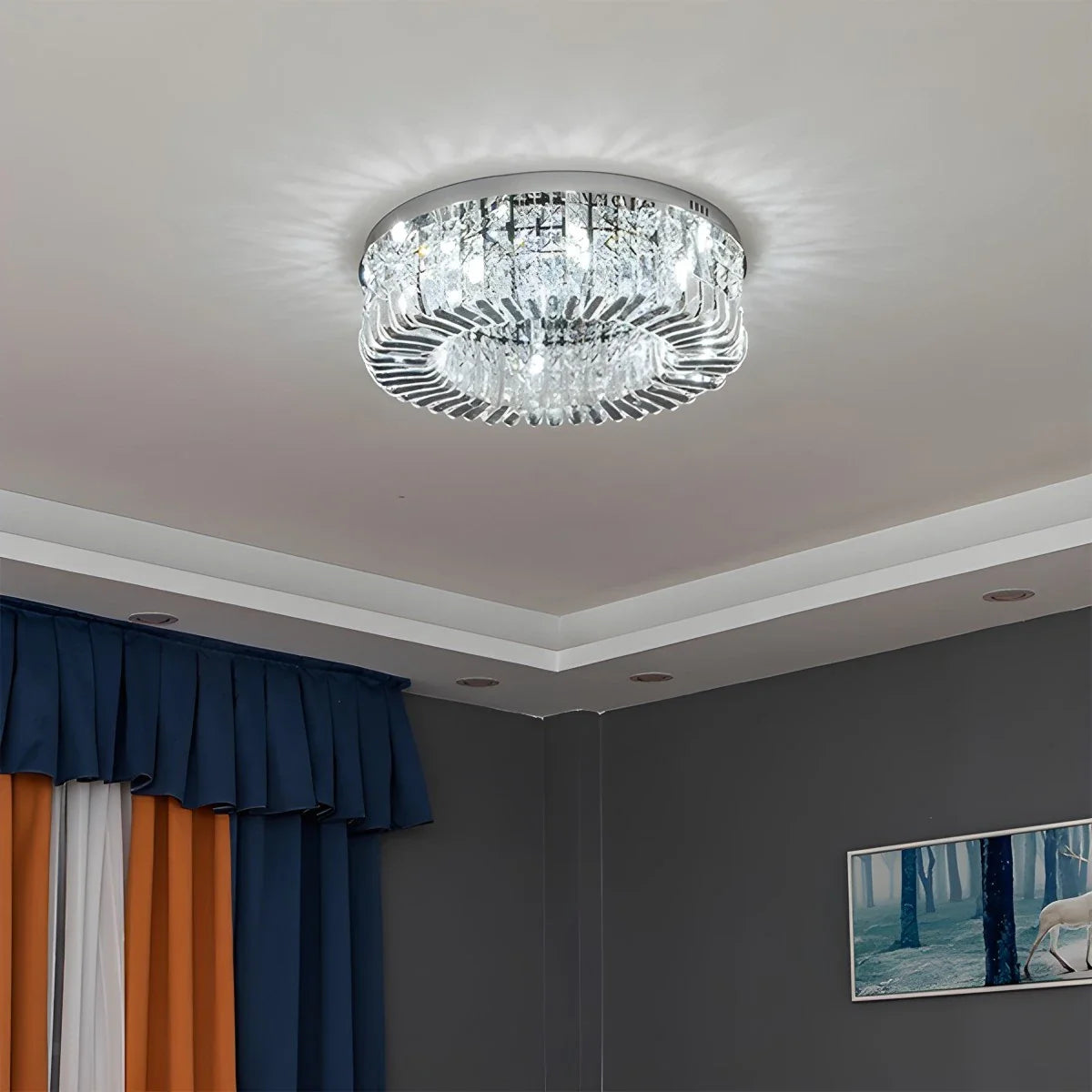 Feyran Modern Luxury Crystal Ceiling Light