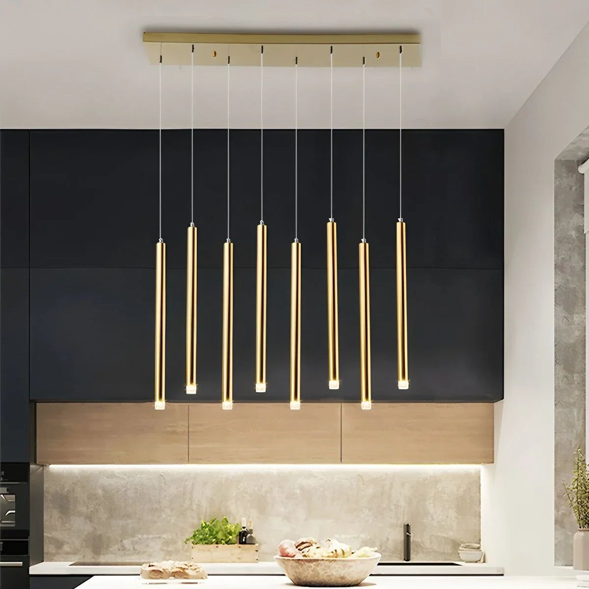 Feyran Modern Luxury Large Long Cylindrical Chandelier