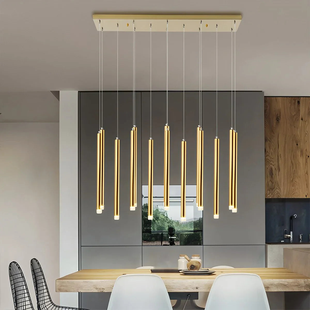 Feyran Modern Luxury Large Long Cylindrical Chandelier