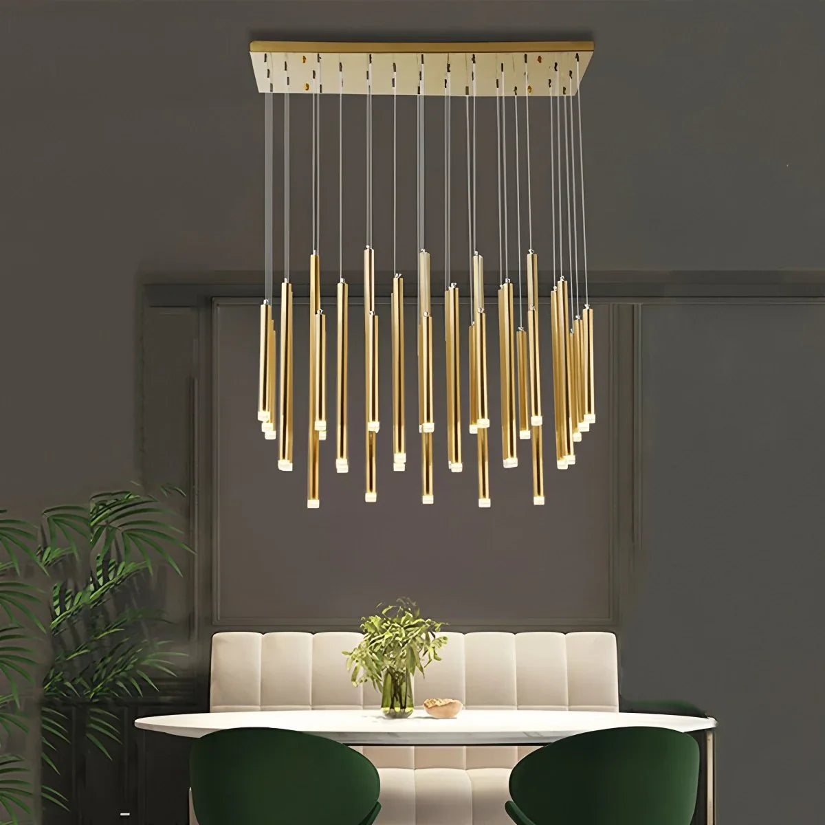 Feyran Modern Luxury Large Long Cylindrical Chandelier