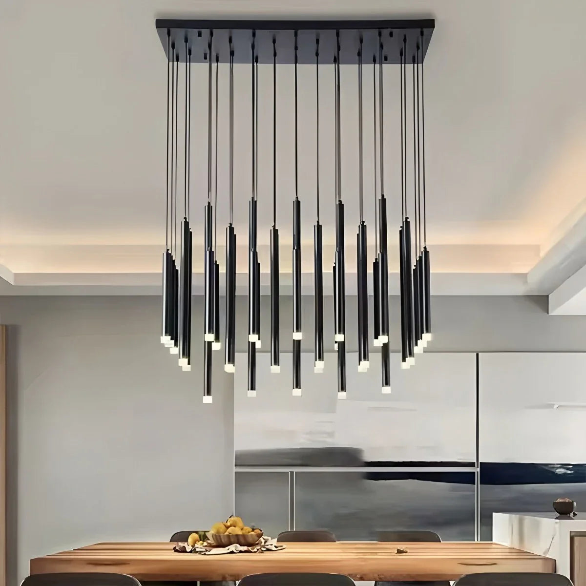 Feyran Modern Luxury Large Long Cylindrical Chandelier