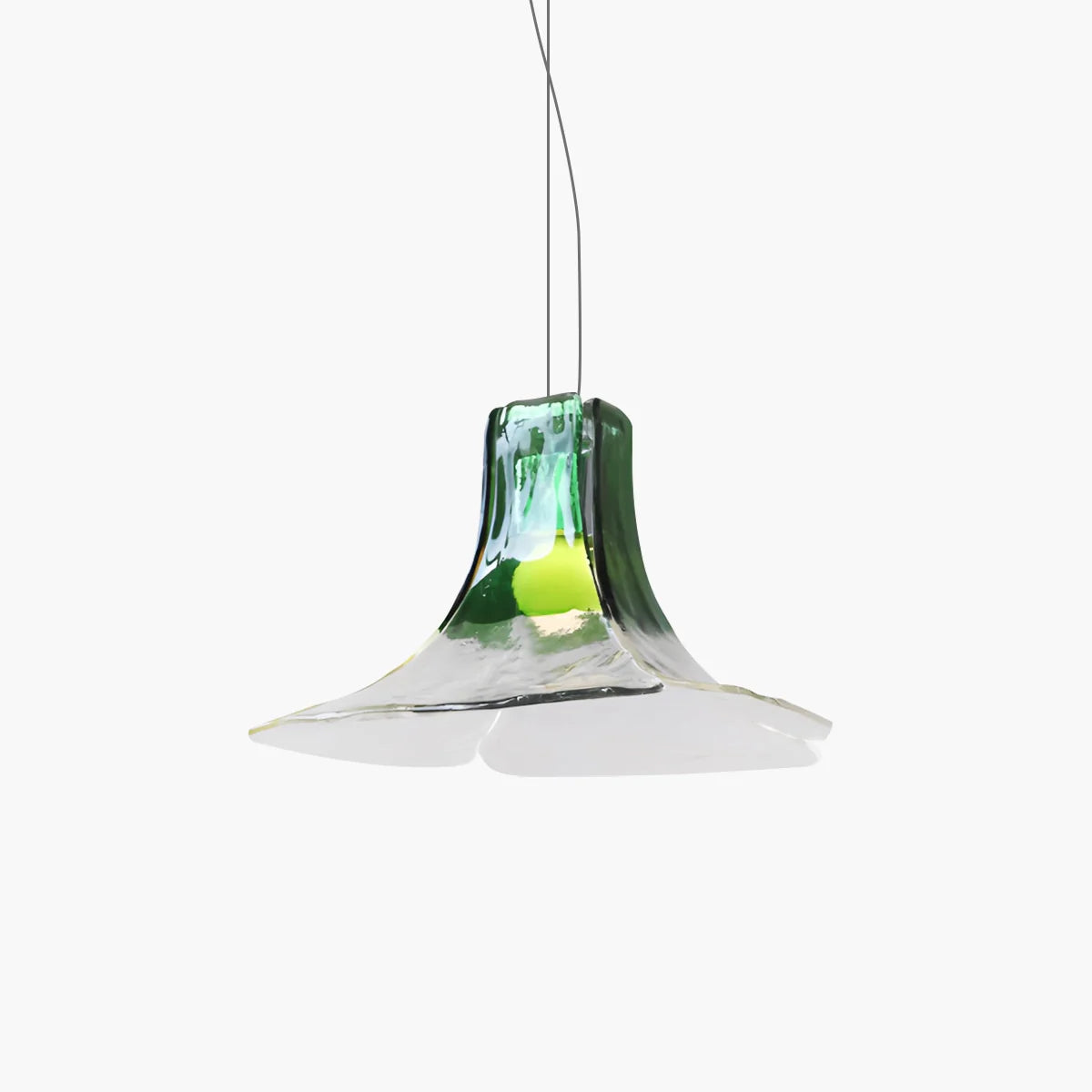 Feyran Murano Gradient Petal Glass Pendant Light