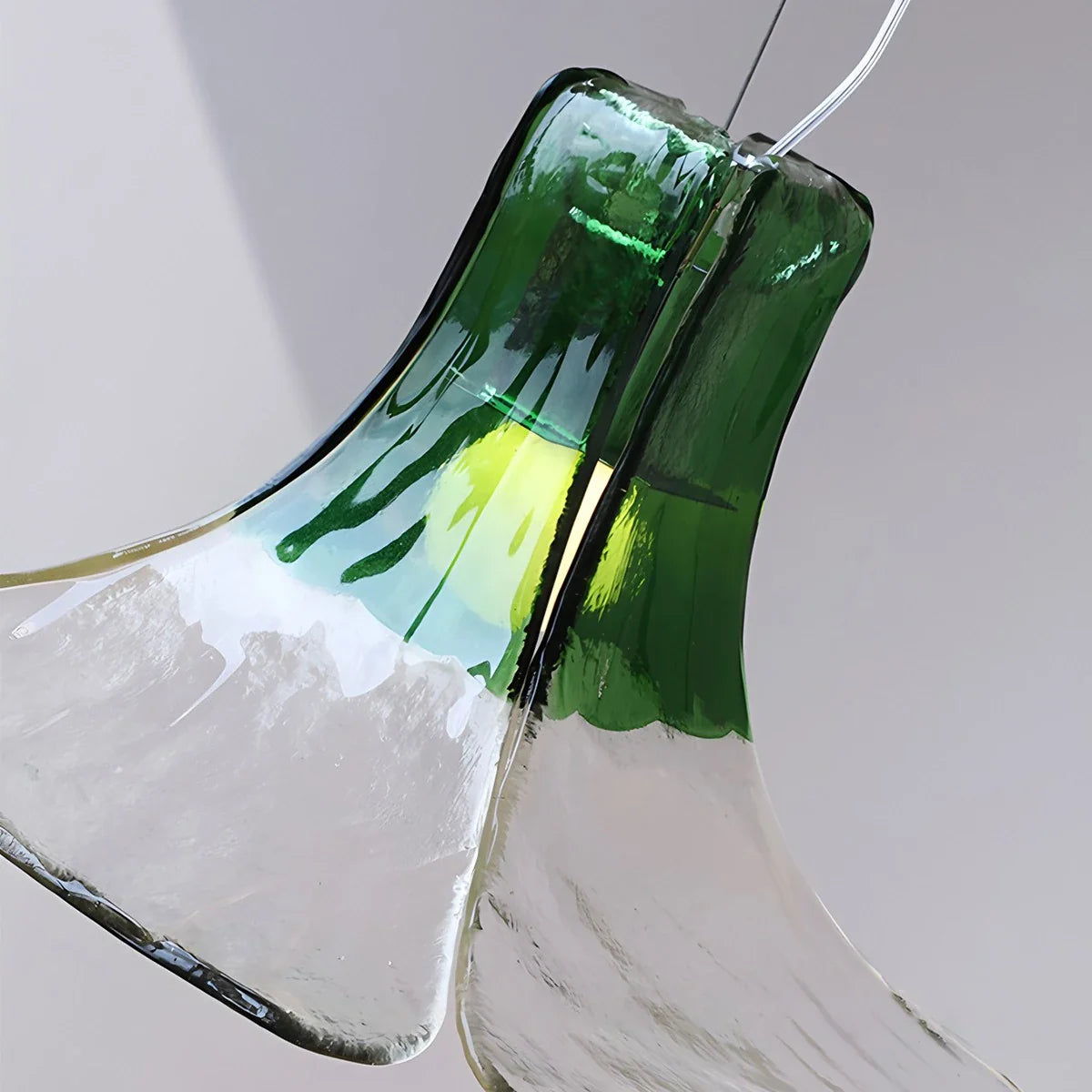 Feyran Murano Gradient Petal Glass Pendant Light