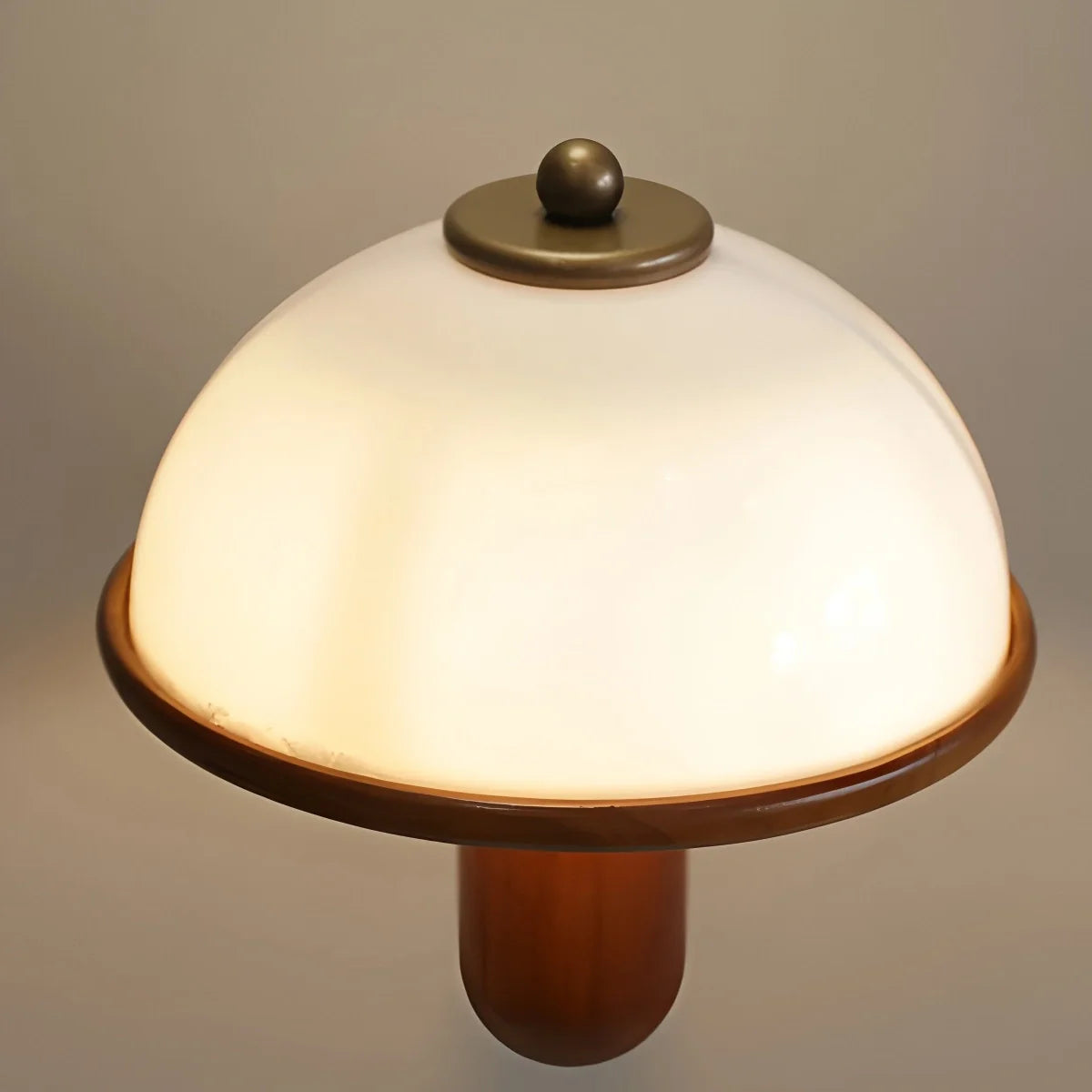 Feyran Mushroom Wood Wall Lamp for Bedroom