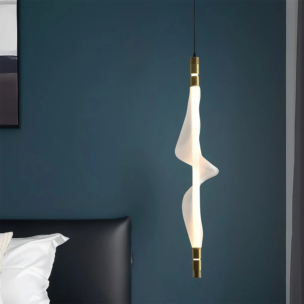 Feyran Nordic Art Twisted Mesh Pendant Light