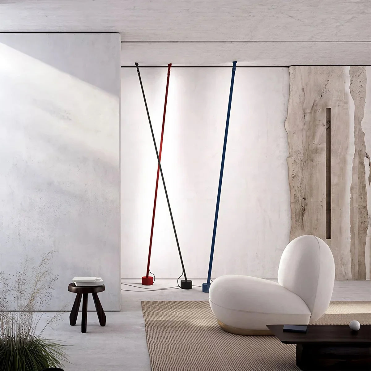 Feyran Nordic Canvas Background Wall Floor Lamp