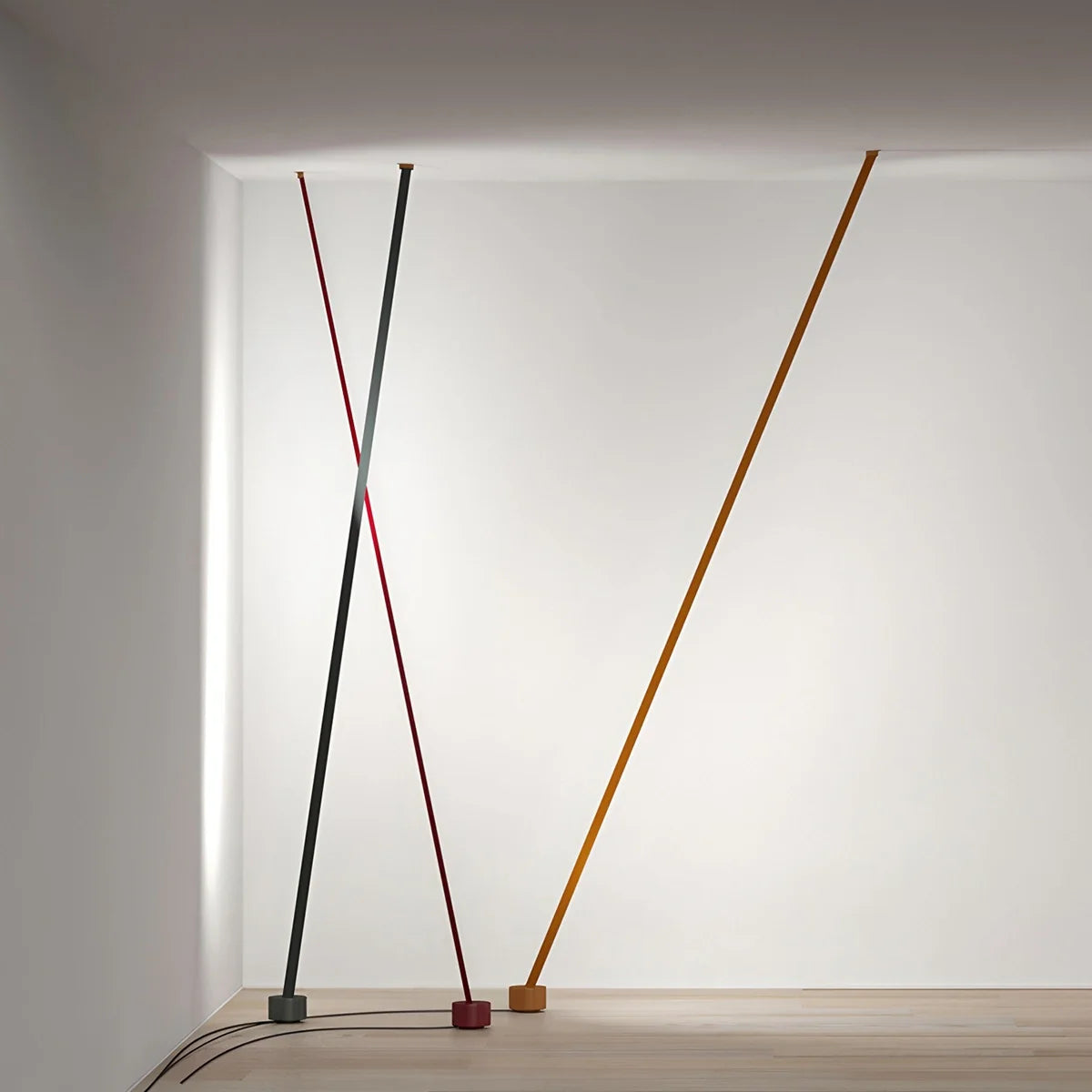 Feyran Nordic Canvas Background Wall Floor Lamp