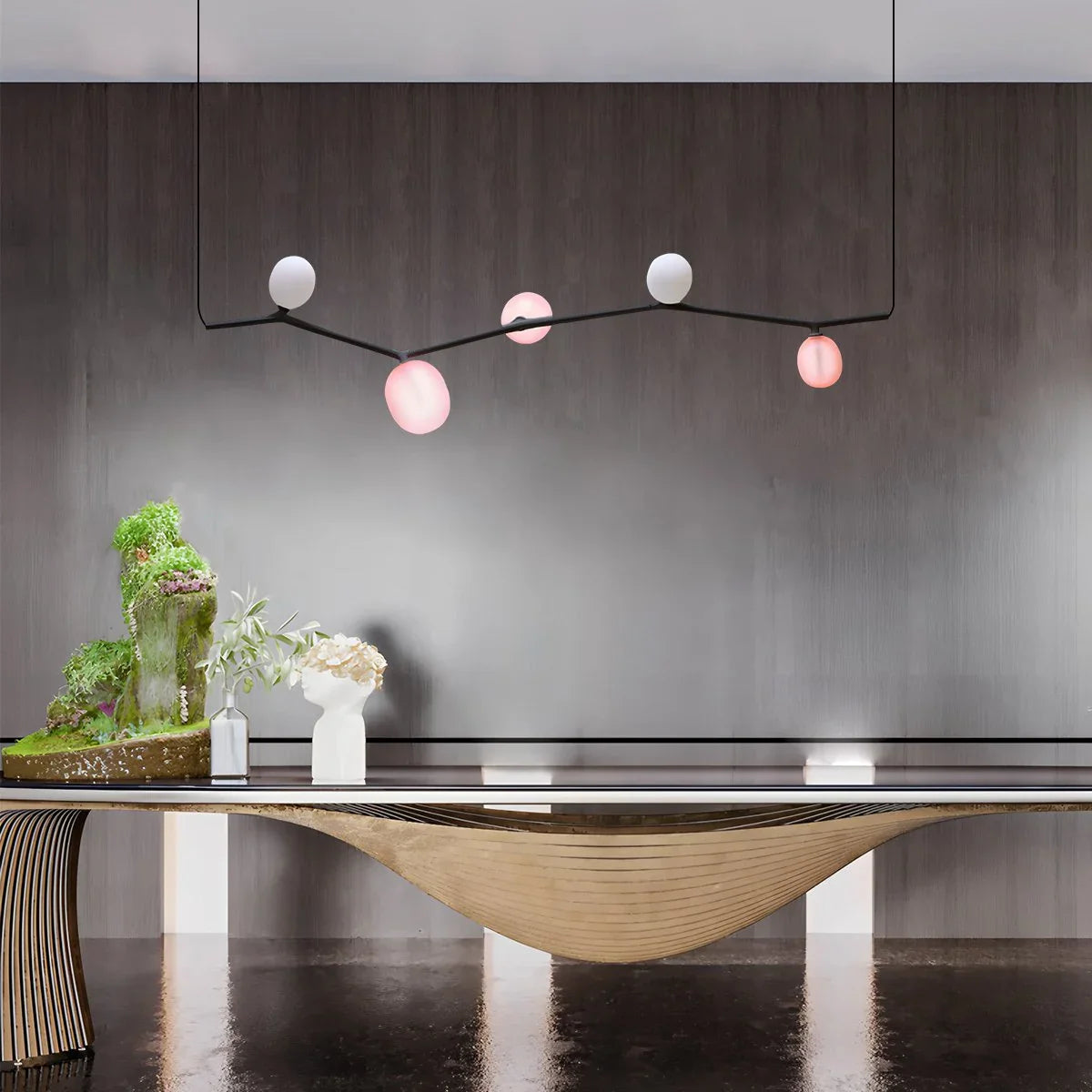 Feyran Nordic Creative Tree Branch Glass Chandelier