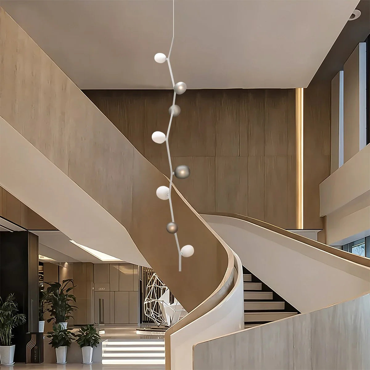 Feyran Nordic Creative Tree Branch Glass Chandelier