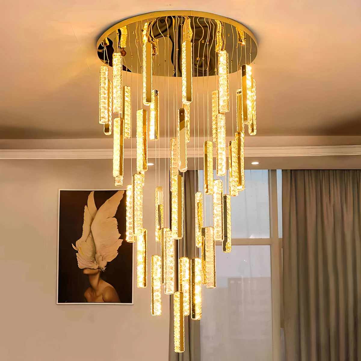 Feyran Nordic Crystal LED Chandelier