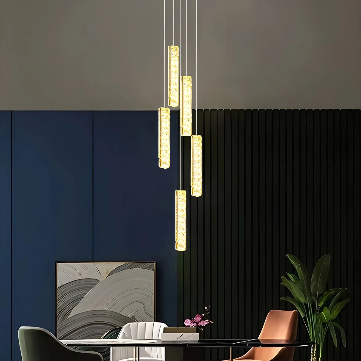 Feyran Nordic Crystal LED Chandelier